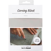 Plaque d'impression, feuille 15x20 cm, gris clair, 1 pièce