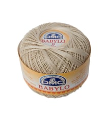 Fil à crocheter Babylo Gross. 30 - Col. 842 - Cordage Beige - 50 G