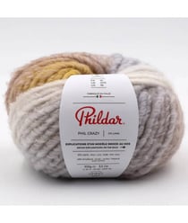 Pelote de laine à tricoter Phil Crazy - Phildar Cereale Jaune