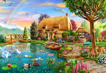 Puzzle 1000 pièces - Lakeside Cottage - Bluebird Puzzle