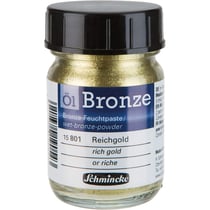 Bronze à l'huile Schmincke - Or riche - 50 ml - Pour effets métalliques sur tableaux