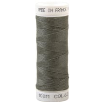 Fil à coudre polyester 100m made in France - gris autruche 614