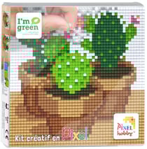 PIXEL Kit créatif tableau 12x12cm - Cactus