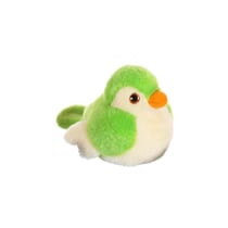 Peluche - Oiseau sonore birdies 14 cm - vert