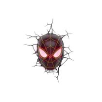 Marvel - Lampe 3D LED Spider-Man Miles Morales Face 3D