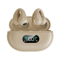 Avizar Écouteurs TWS Ergonomiques Bluetooth 5.3 Modèle Pittsburgh Beige