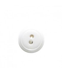 Carte de 5 boutons classique blanc 14mm - Distrifil Blanc