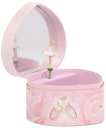 Grand Coeur Musical Ballerine Rose - Trousselier