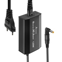 Max excell Chargeur Secteur pour PC Portable Multi Marques 120W avec 10 Embouts Inclus Noir