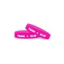 Bracelets - Team EVJF - Enterrement vie de jeune fille - Lot de 5 - Rose - Mariage