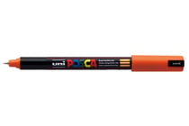 Lot de 12 marqueurs peinture pointe extra-fine 0,7 mm - POSCA - Orange Foncé - PC1MR