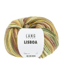 Pelote de Coton à tricoter LISBOA - 100gr – Lang Yarns - 100% coton, légèreté et éclat inspirés du Portugal 05 Multicolore