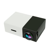 Videoprojecteur LED Portable Mini Home Theater Avec Télécommande 400 Lumens Noir YONIS