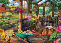 Puzzle 1000 pièces - Abri de Jardin - Schmidt Spiele