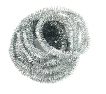 Chenille Argent pailletée Ø 6 mm 10 m