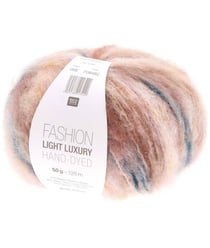 Découvrez l'Élégance Naturelle : Pelote de Laine et Alpaga LIGHT LUXURY HAND-DYED de RICO Design 008 Multicolore Powders