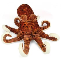 Peluche pieuvre 36 cm - octopus - cuddlekins - wild republic - 10939