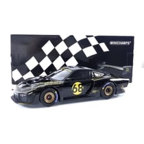 Voiture miniature de collection - MINICHAMPS - PORSCHE 935/19 - Échelle 1/18 - Finition noir et doré - Pour collectionneurs 14+