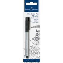 Feutre - Argent - Faber-Castell - Pitt Artist Pen Metallic - 1,5mm - Dessin - Beaux-arts
