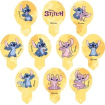 20 Décorations à Cupcakes en Azyme Stitch et Angel