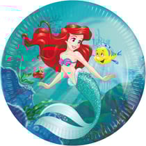 8 Assiettes Ariel La Petite Sirène