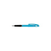 Stylo plume - Rechargeable - Pointe moyenne - Bleu pailleté - Pentel - TRF95