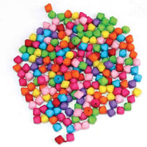 MégaCréa DIY - Perles pour enfant rondes et colorées 0,8 cm 275 pièces