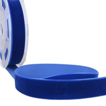 Bobine 10m Velours haute densité bleu roi