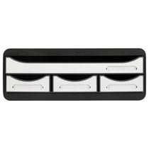 Module de classement Toolbox 4 tiroirs Glossy - Blanc brillant - Exacompta