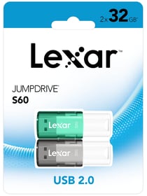 Pack 2 clés USB2 JumpDrive 32Go S60.