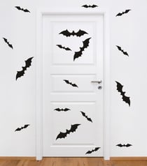 Sticker 3D chauve-souris - lot de 60