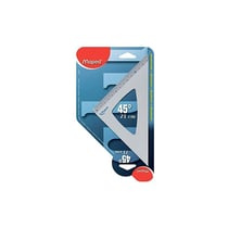 Equerre - Scolaire - 45° - Hypoténuse 21 cm - Aluminium - Maped