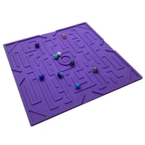 Tapis de jeu pour billes &quot;GAME PLAK' Laby Violet&quot;