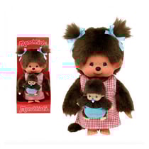 Monchhichi Maman et bebe - 20 cm
