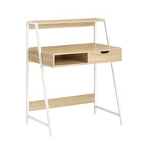 SoBuy FWT63-N Bureau Informatique Table de Bureau Secrétaire Table Plan de Travail
