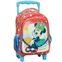 Sac à dos à roulettes Minnie Flowers 30 CM Trolley Maternelle