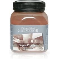 Pigment en poudre - Sépia - Beaux-arts - Extra-fine - Pot 230g - Cretacolor