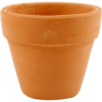 Pots de fleurs, H : 6,5 cm, d 7 cm, 24 pièces/ 1 Pq.