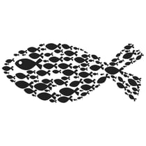 Tampon Poisson, 4x9cm