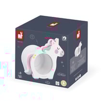 Tirelire Licorne blanche – Face transparente - Janod - Rouge