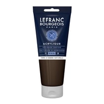 Peinture acrylique - Terre ombre naturelle - 478 - Fine - Lefranc Bourgeois - Tube 200ml