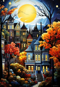 Puzzle 1000 pièces - Serene Village - Alipson Puzzle