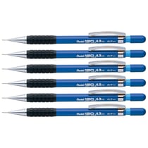Porte-mines PENTEL - Hi-Graph - Corps bleu - Pointe 0,7 mm - Lot de 6