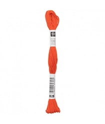 Fil à broder mouliné Uni - Rico Design 028 Orange