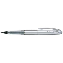 Stylo feutre d'écriture - PENTEL - Tradio TRJ74 - Corps gris alu - Encre noire