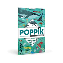 Poster découverte avec stickers Océans