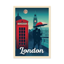 Affiche 50x70 cm - London - Olahoop Travel Posters