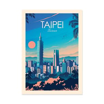 Affiche 30x40 cm - Taipei Taiwan - Studio Inception