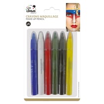 Crayons maquillage - lot de 6