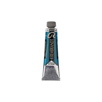 Peinture à l'huile - Bleu turquoise cobalt - 586 - Extra-fine - Rembrandt - Tube 40ml